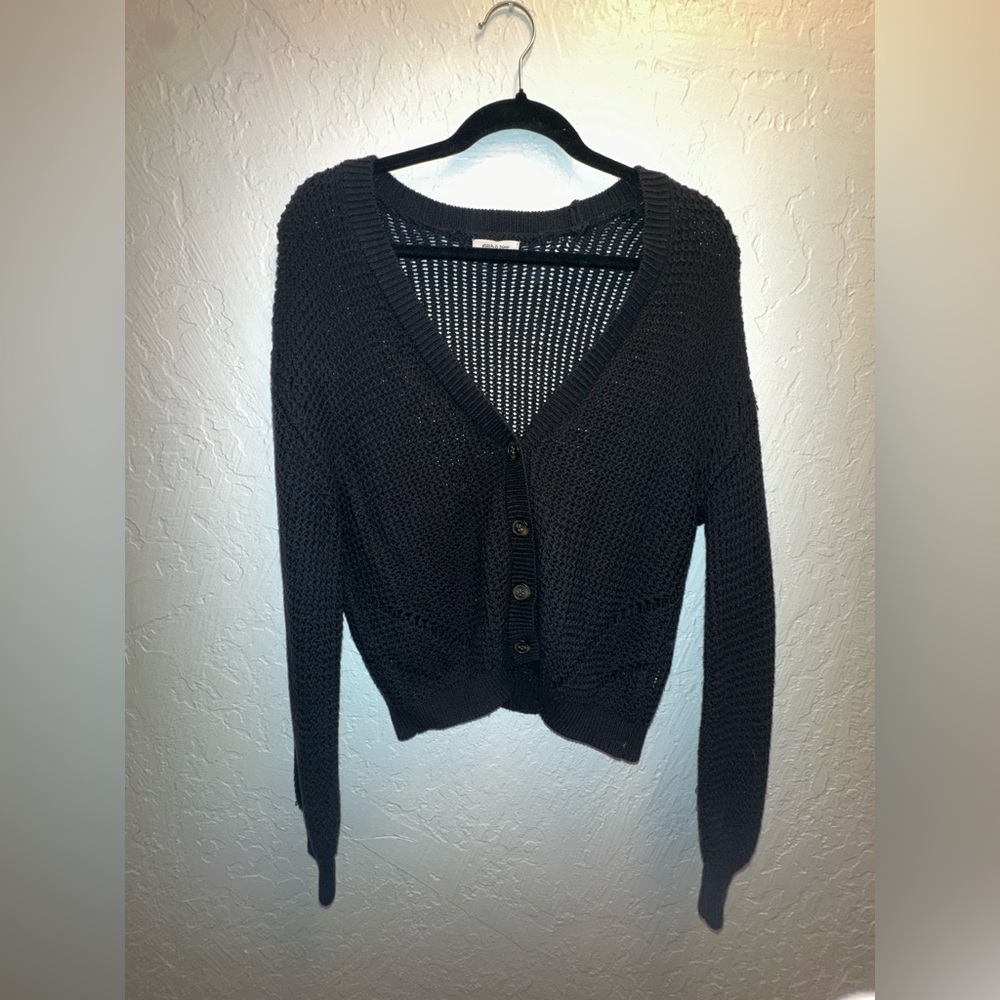 Women’s Large Stitch and Pine Knit – Crochet Cardigan Button up